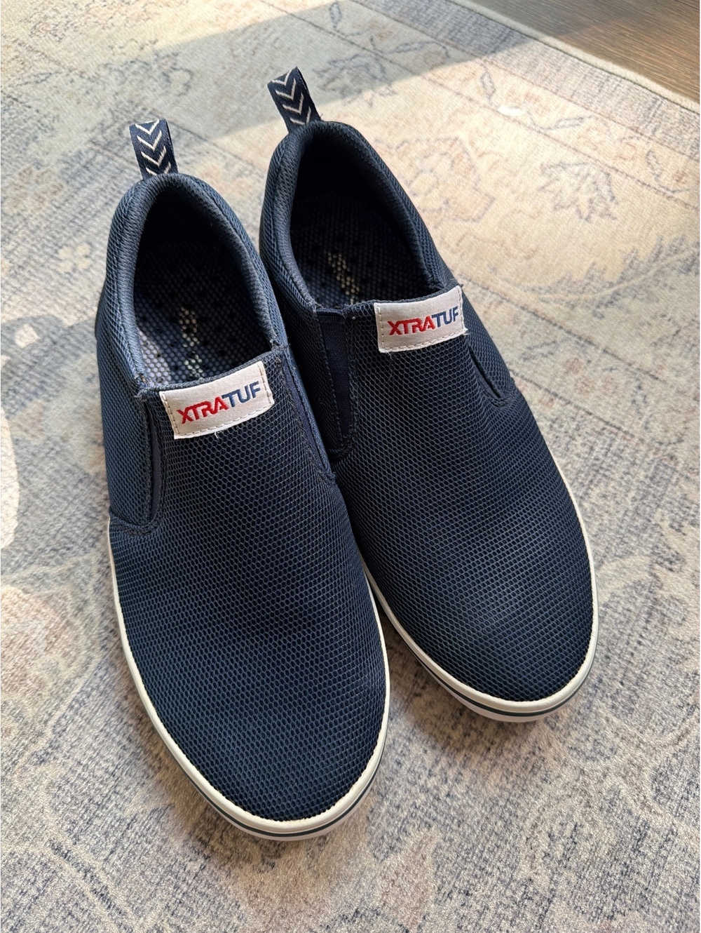 XTRATUF Men's navy blue Slip-On Water Shoes Size 8.5